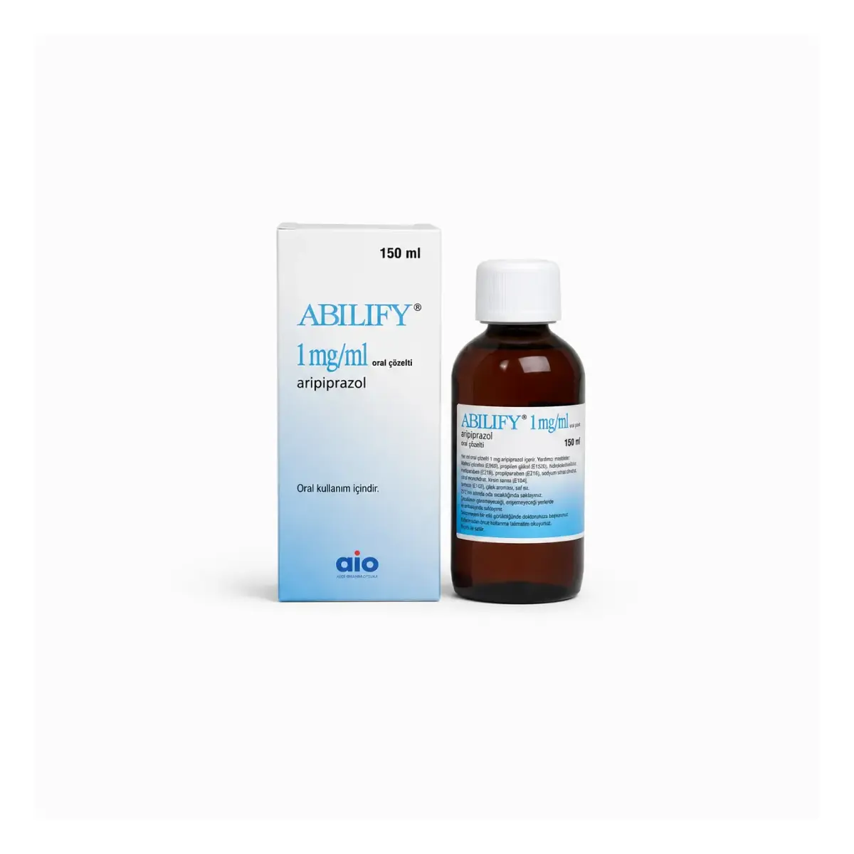 Абилифай (Abilify) — арипипразол 1 мг/мл, раствор для приёма внутрь, 150 мл