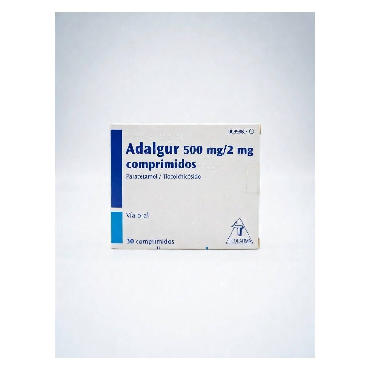 Адалгур (Adalgur) — парацетамол 500 мг / 2 мг, таблетки, 30 таблеток