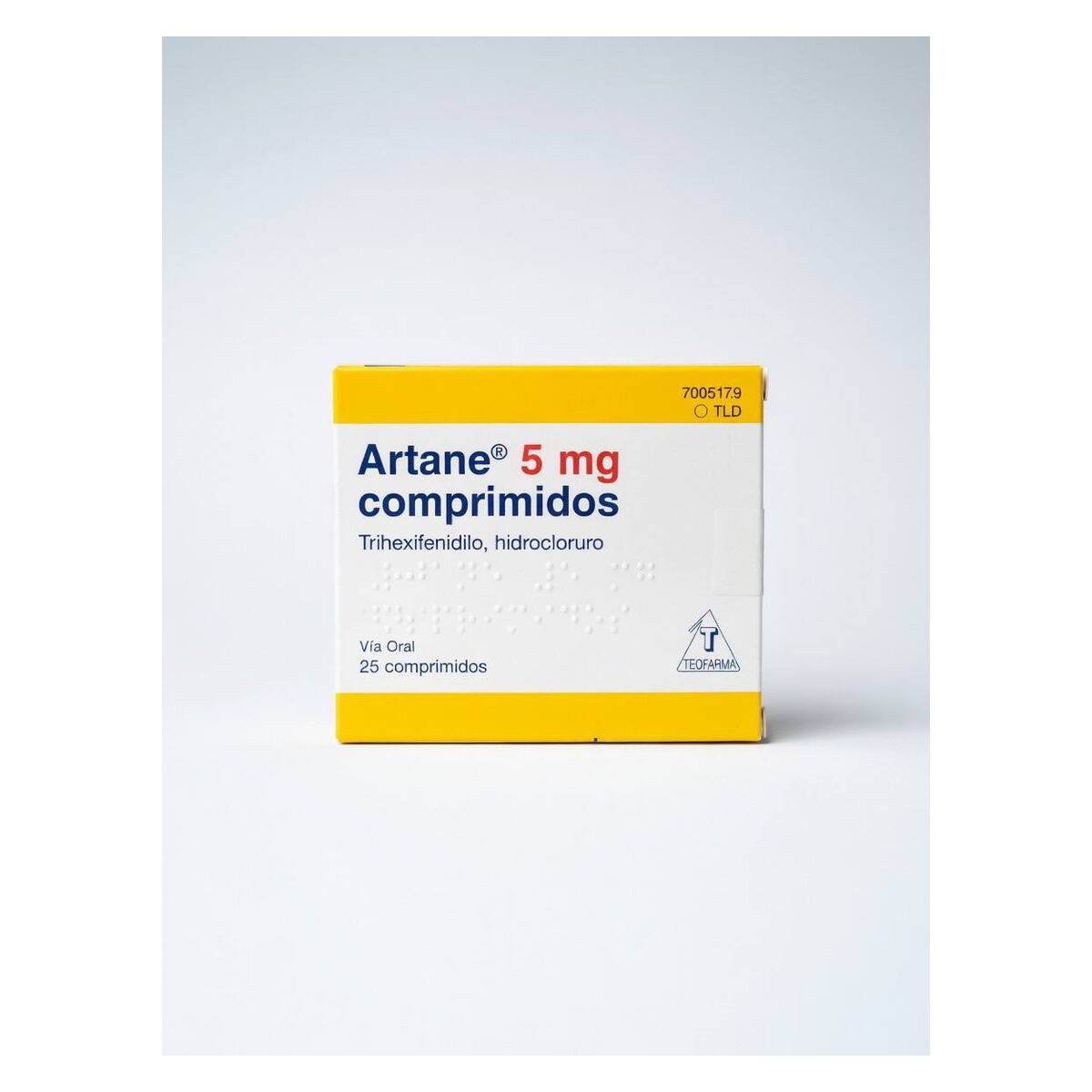 Артан (Artane) — Тригексифенидил, 5 мг, таблетки, 25 шт