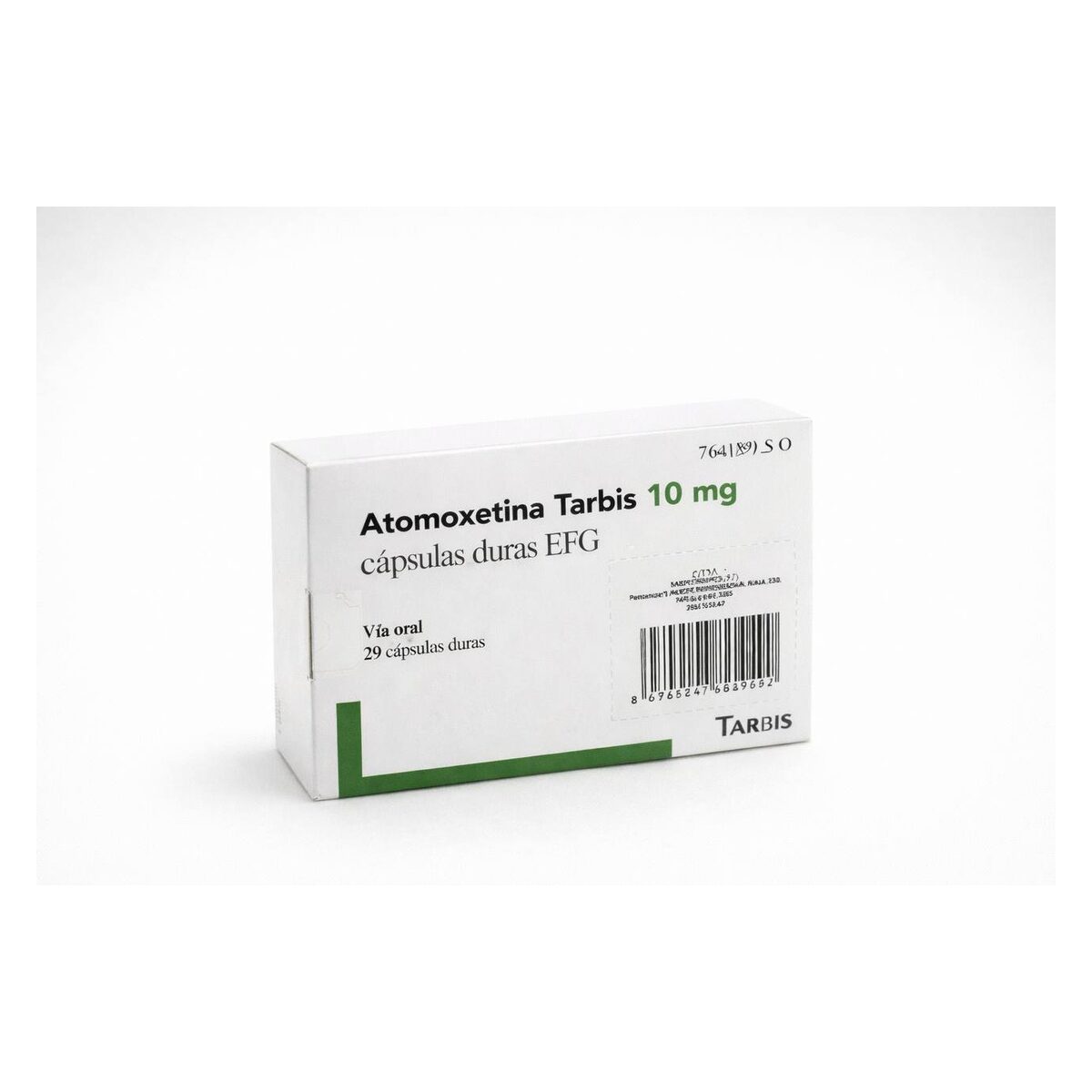 Атомоксетин Tarbis (Atomoxetina Tarbis) 10 мг — капсулы, 29 капсул