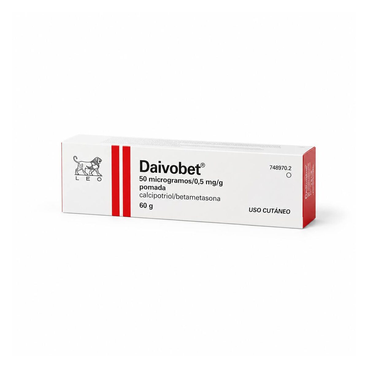 Дайвобет (Daivobet) — кальципотриол + бетаметазон, 50 мкг/г + 0,5 мг/г мазь, 60 г