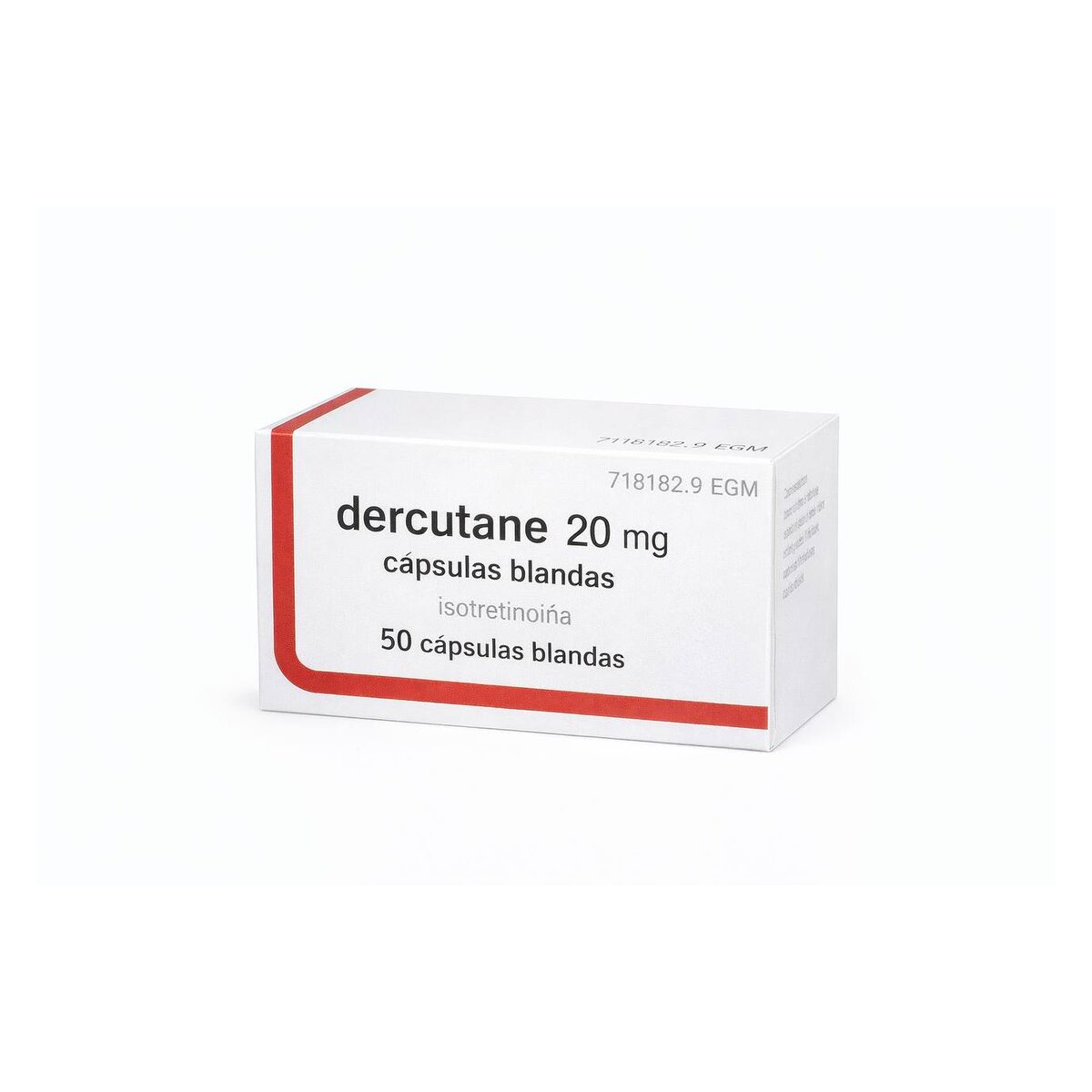 Деркутан (Dercutane) — Изотретиноин, 20 мг, капсулы мягкие, 50 шт
