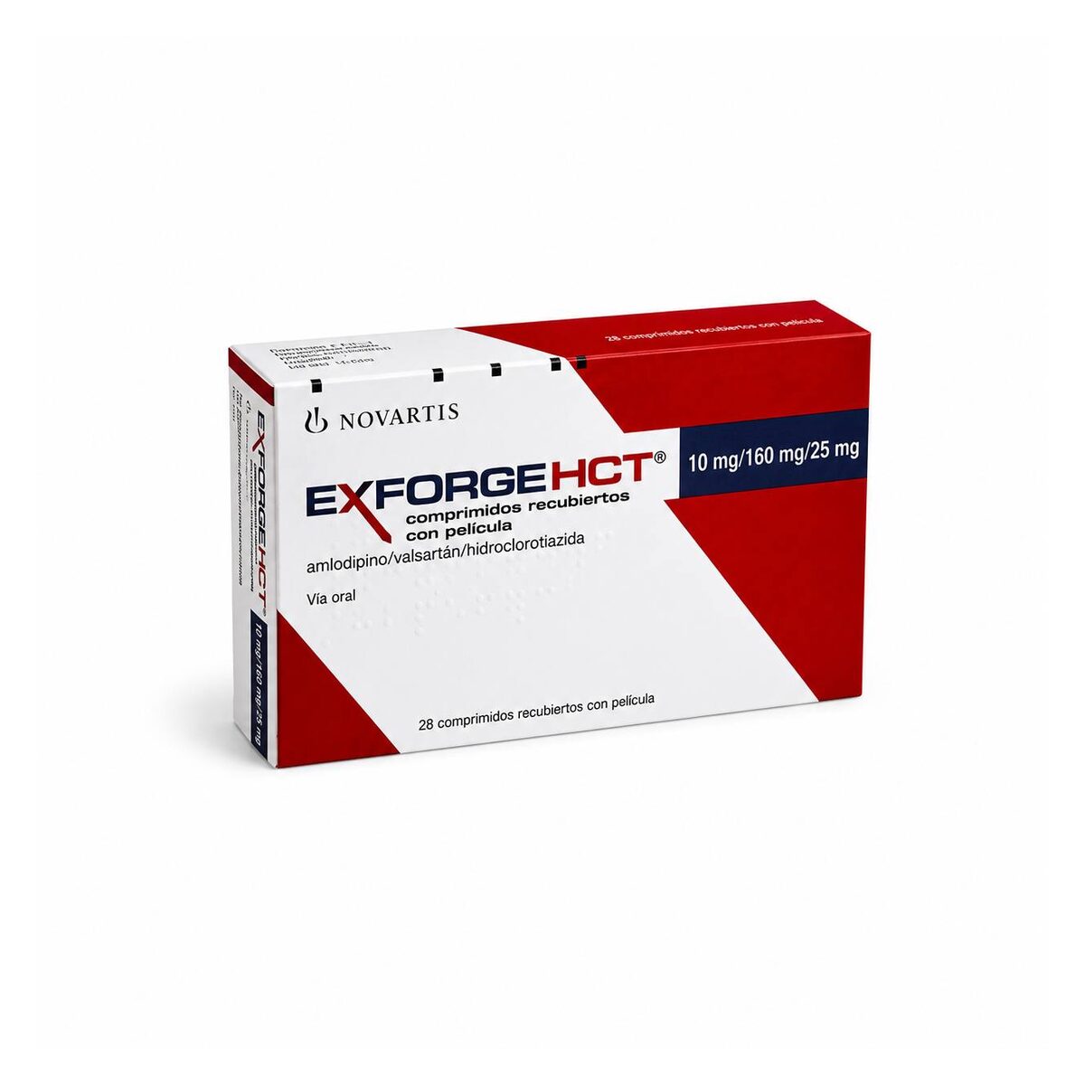 Эксфорж ГКТ (Exforge HCT) 10/320/25 мг — таблетки, 28 шт