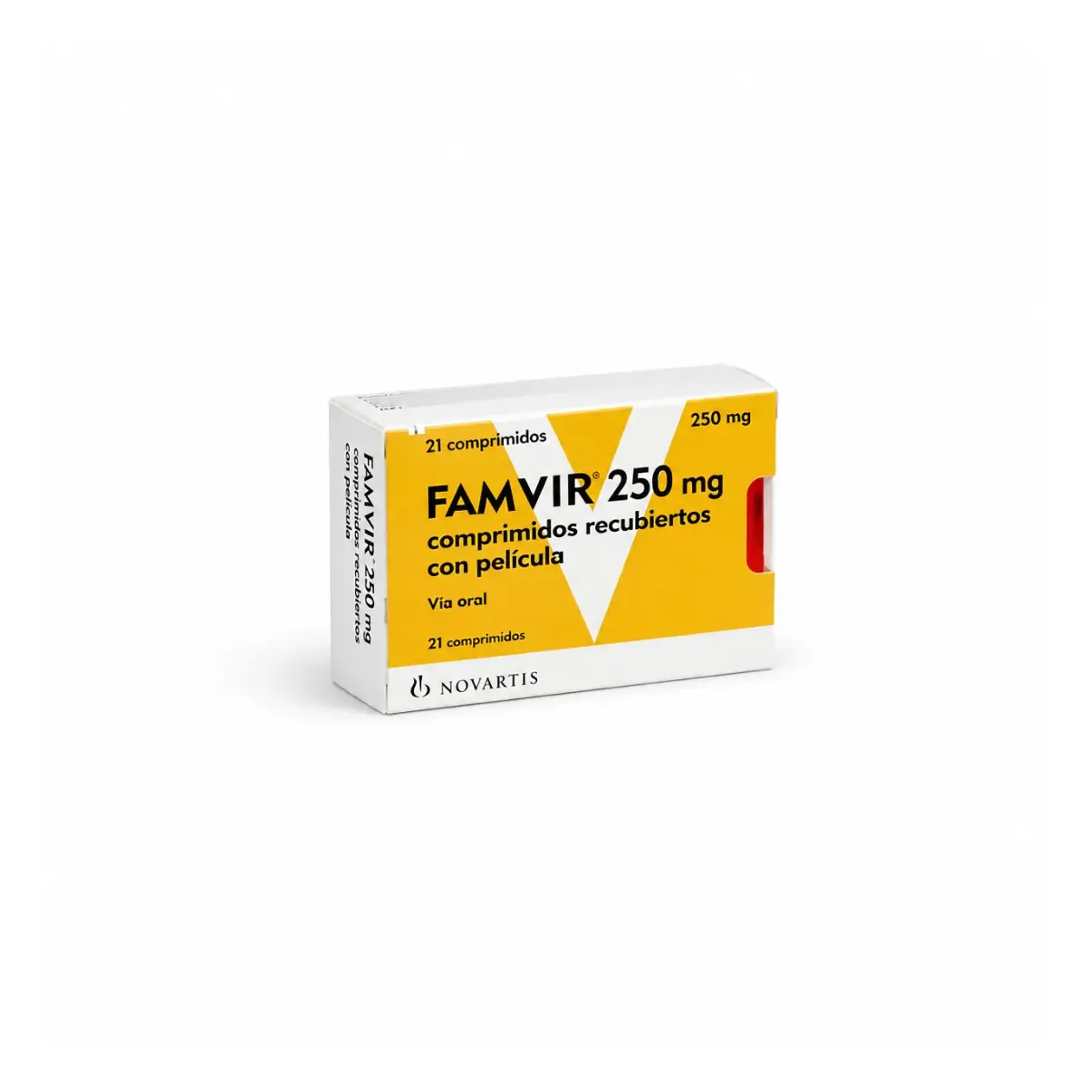 Фамвир (Famvir) — фамцикловир 250 мг, таблетки, 21 таблетка