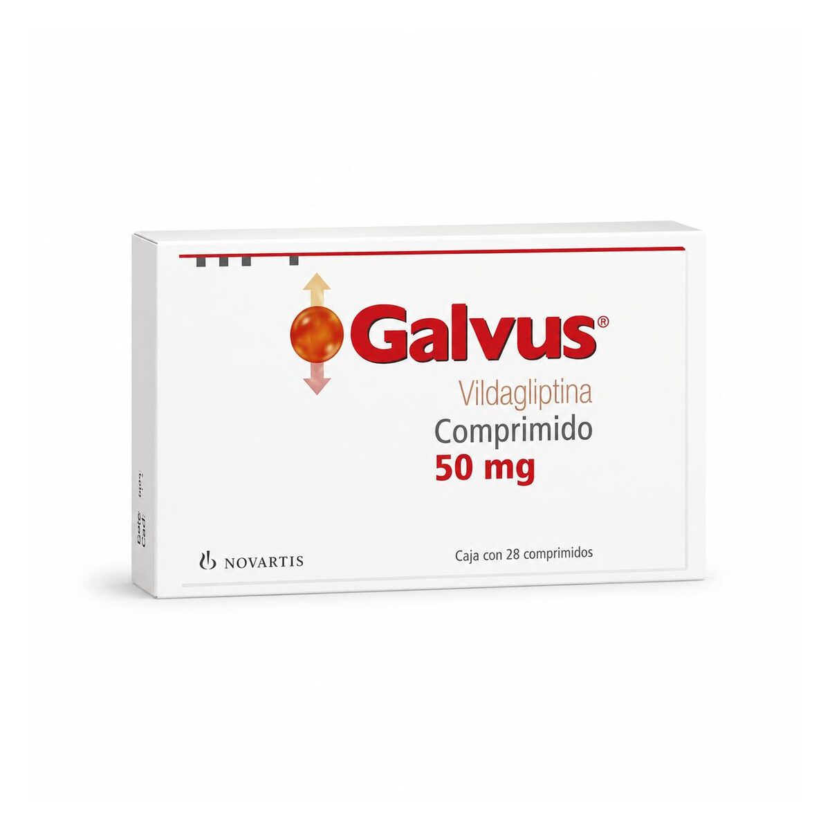 Галвус (Galvus) — Вилдаглиптин, 50 мг, таблетки, 28 шт