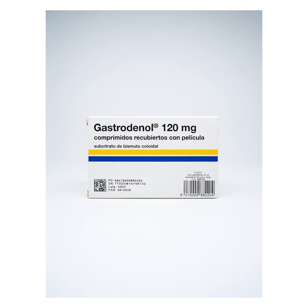 Гастроденол (Gastrodénol) — коллоидный субцитрат висмута 120 мг, таблетки, 50 таблеток
