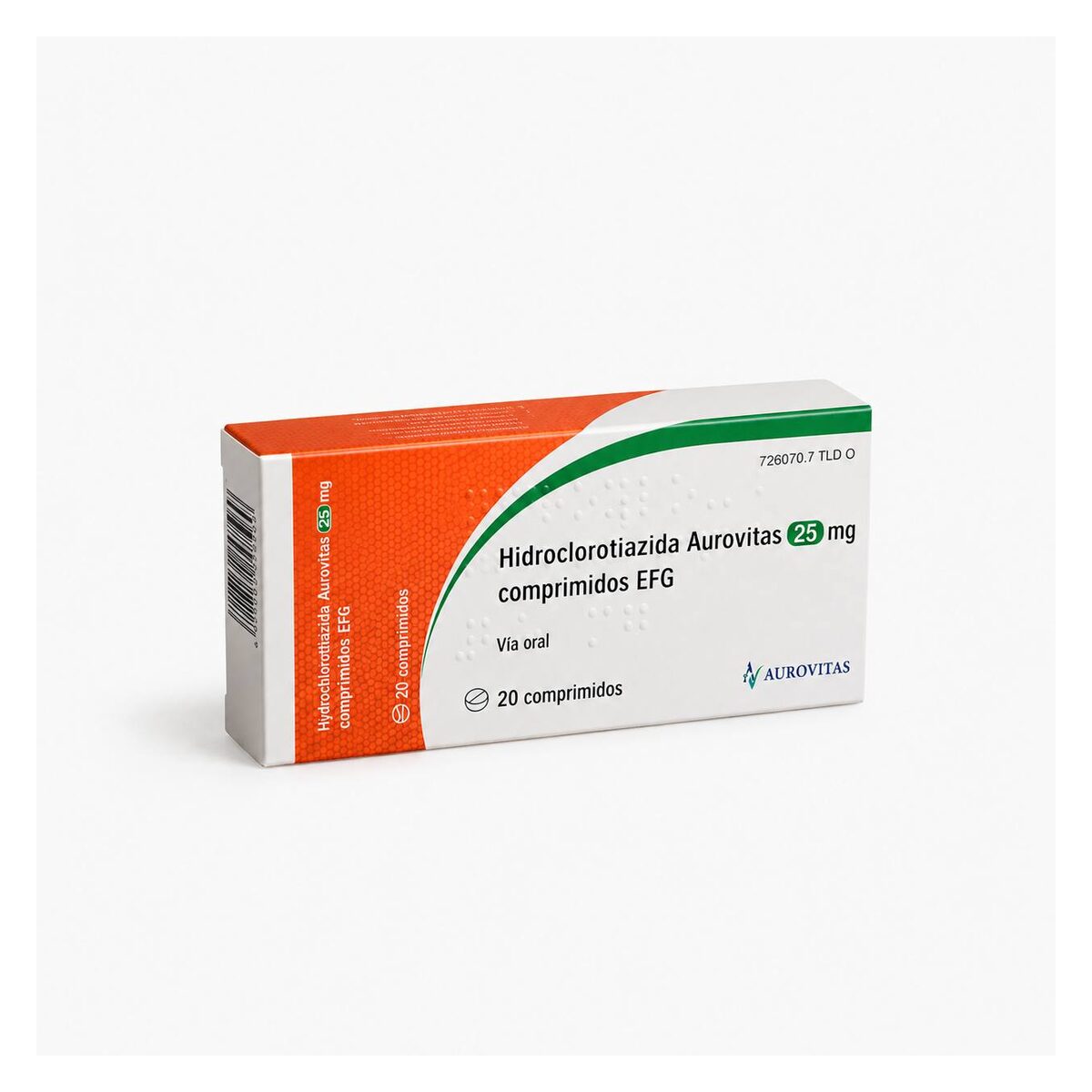 Гидрохлоротиазид Ауровитас (Hydrochlorothiazide Aurovitas) 25 мг — таблетки, 20 таблеток