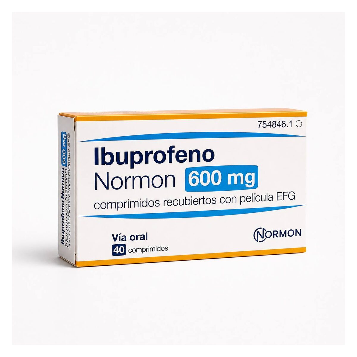 Ибупрофен Normon 600 мг — таблетки, 40 таблеток