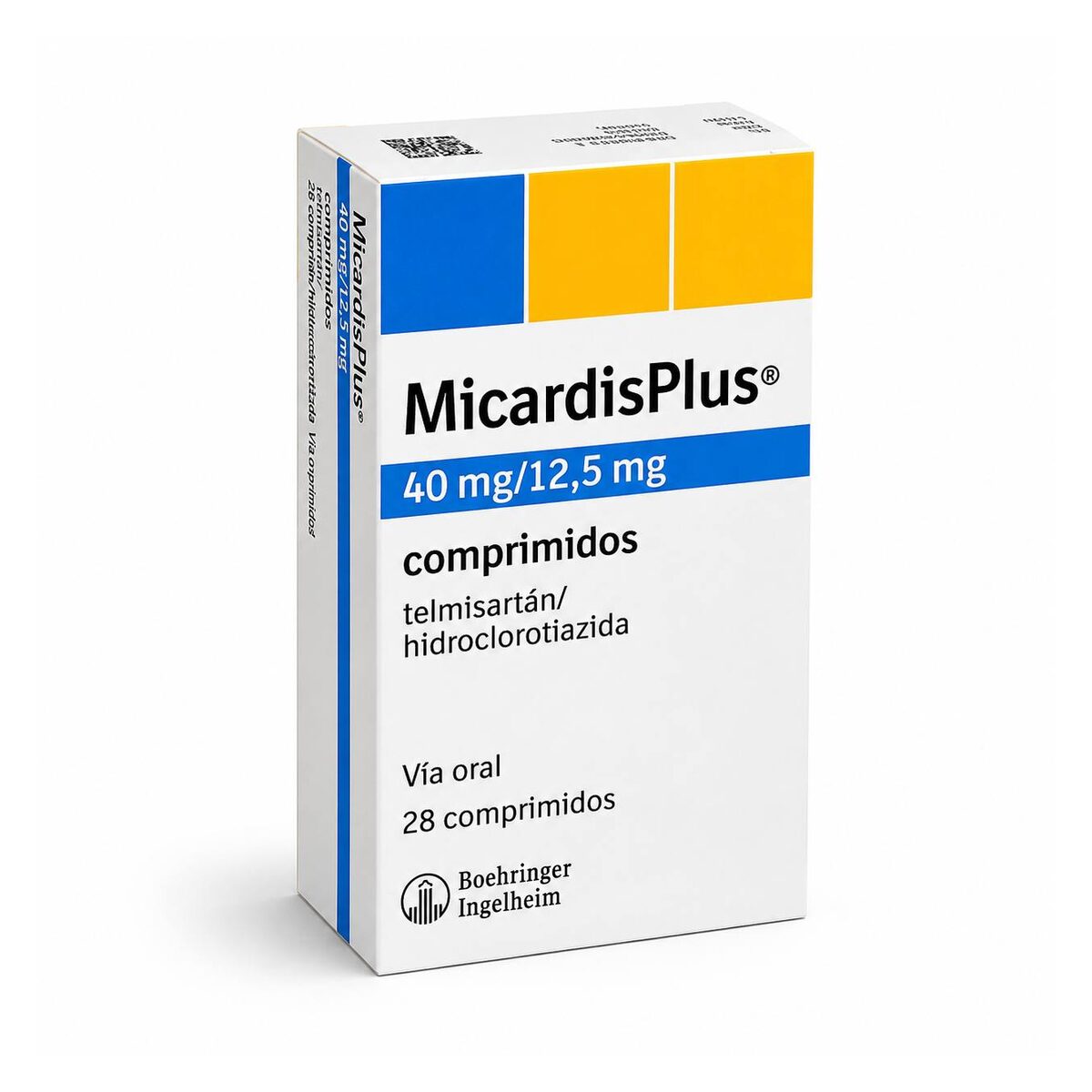 Микардис Плюс (MicardisPlus) — телмисартан + гидрохлоротиазид 40/12,5 мг, таблетки, 28 шт