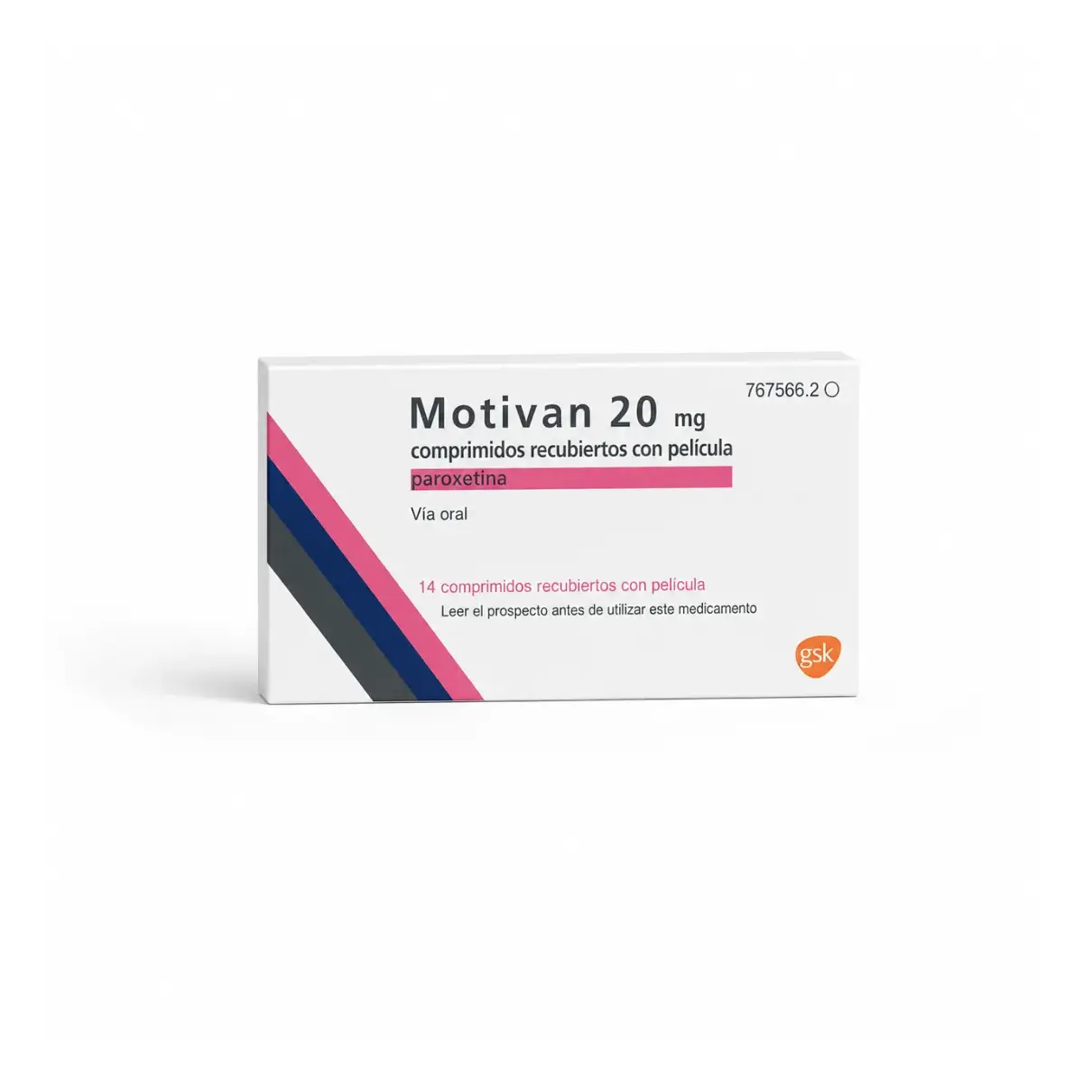 Мотиван (Motivan) — пароксетин 20 мг, таблетки, 14 таблеток