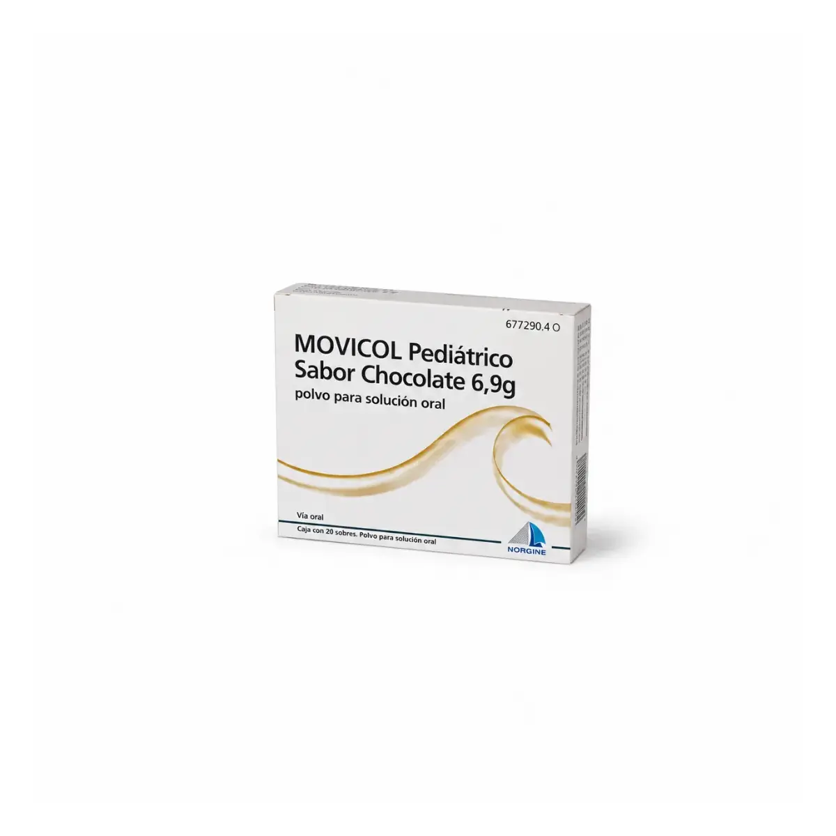 Мовикол Педиатрик Шоколадный (Movicol Paediatric Chocolate) — макрогол 3350 + электролиты, порошок для раствора, 20 пакетиков по 6,9 г