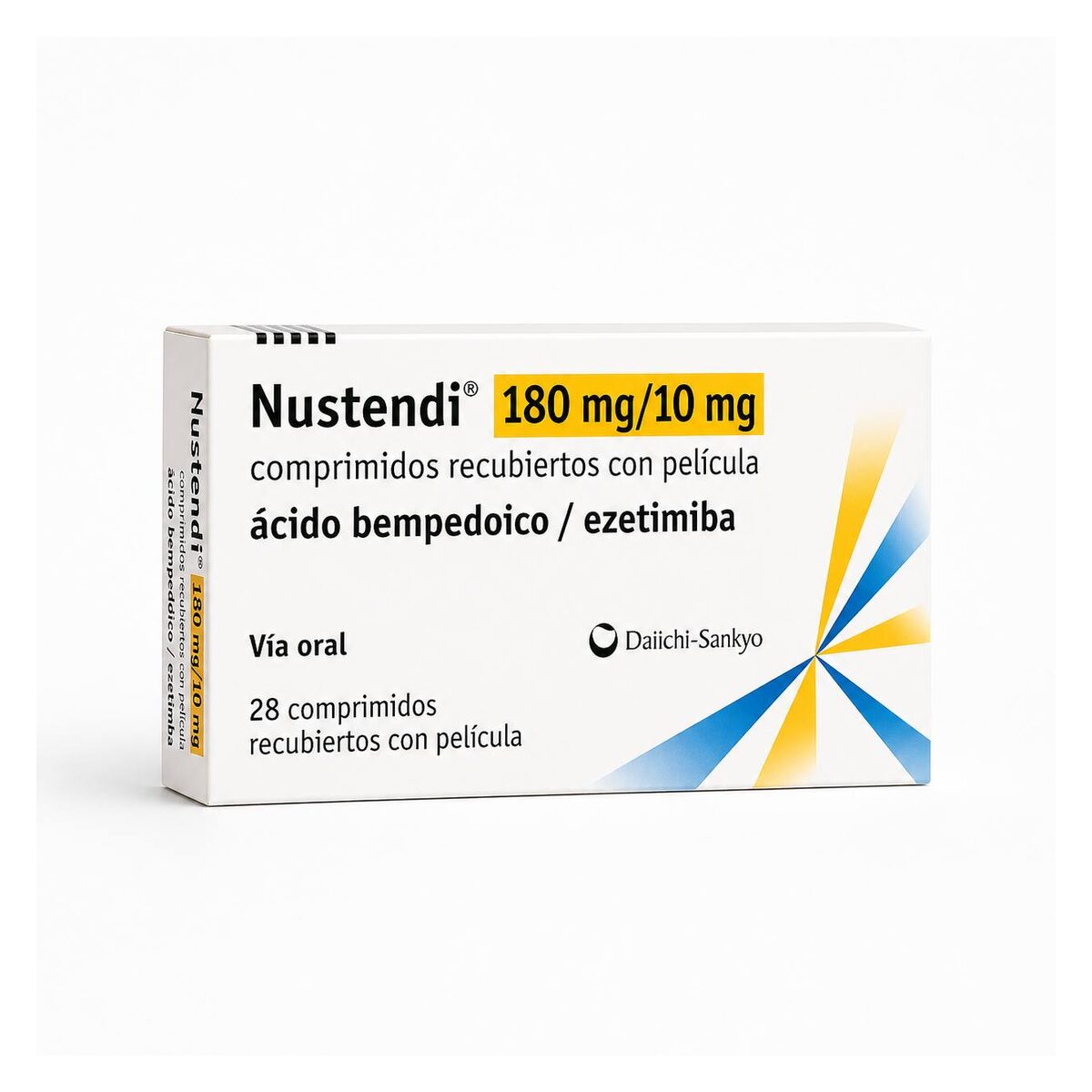 Нустенди (Nustendi) — бемпедоевая кислота + эзетимиб 180/10 мг, таблетки, 28 таблеток