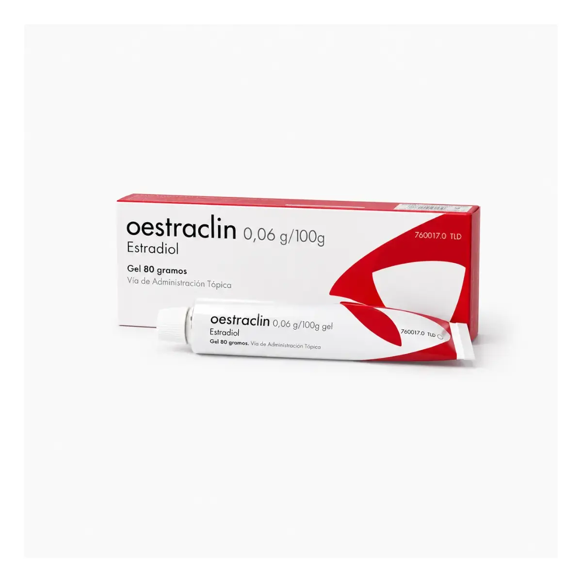 Оэстраклин (Oestraclin) — эстрадиол 0,06 г/100 г, гель для наружного применения, туба 80 г