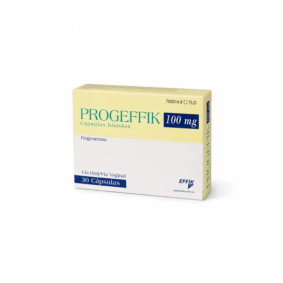 Progeffik — прогестерон 100 мг, мягкие капсулы, 30 капсул