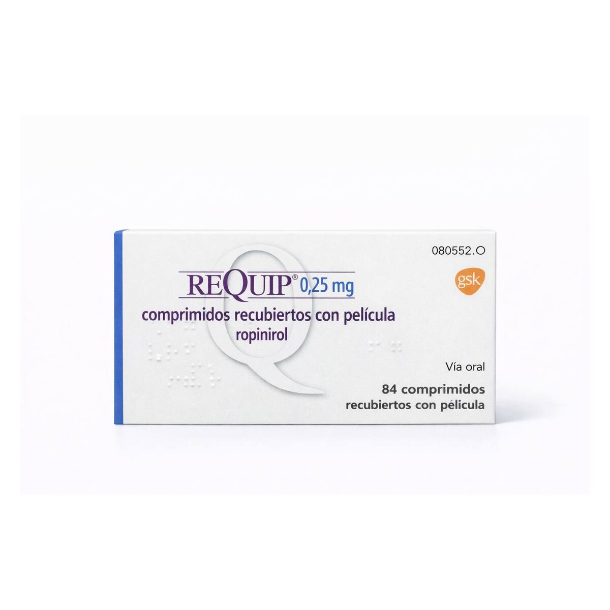 Реквип (Requip) — Ропинирол, 0,25 мг, таблетки, покрытые плёночной оболочкой, 84 шт