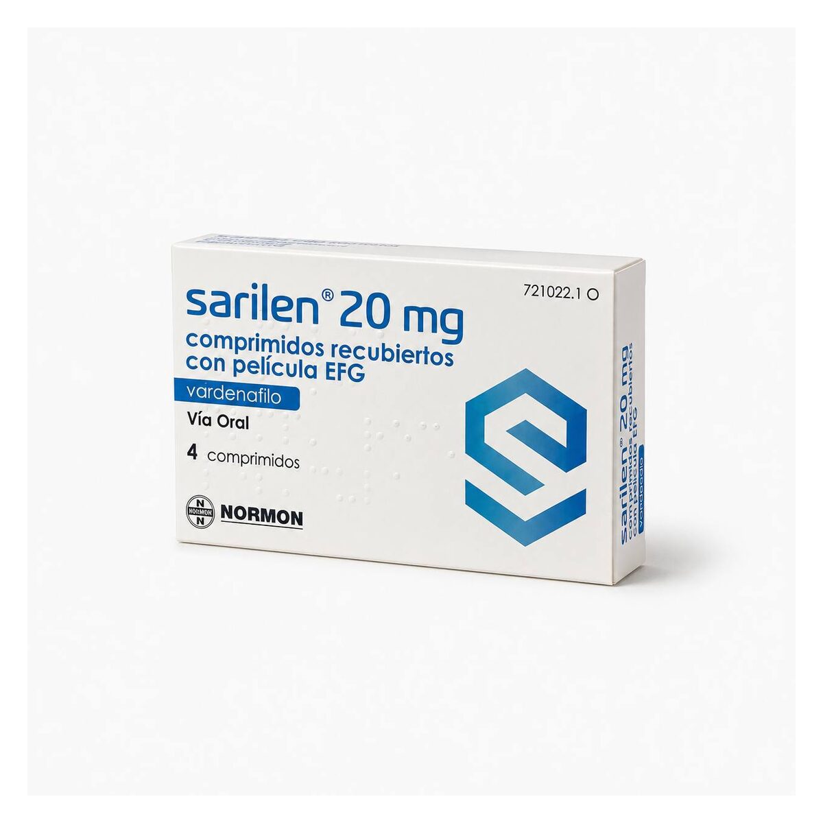 Сарилен (Sarilen) — варденафил 20 мг, таблетки, 4 таблетки