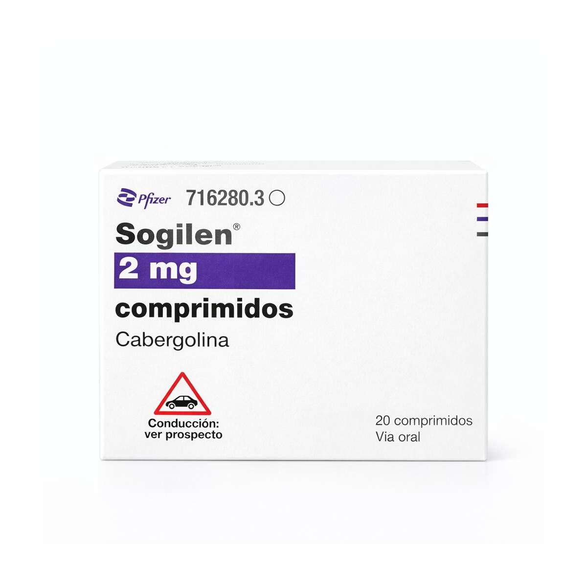 Согилен (Sogilen) — каберголин 2 мг, таблетки, 20 шт