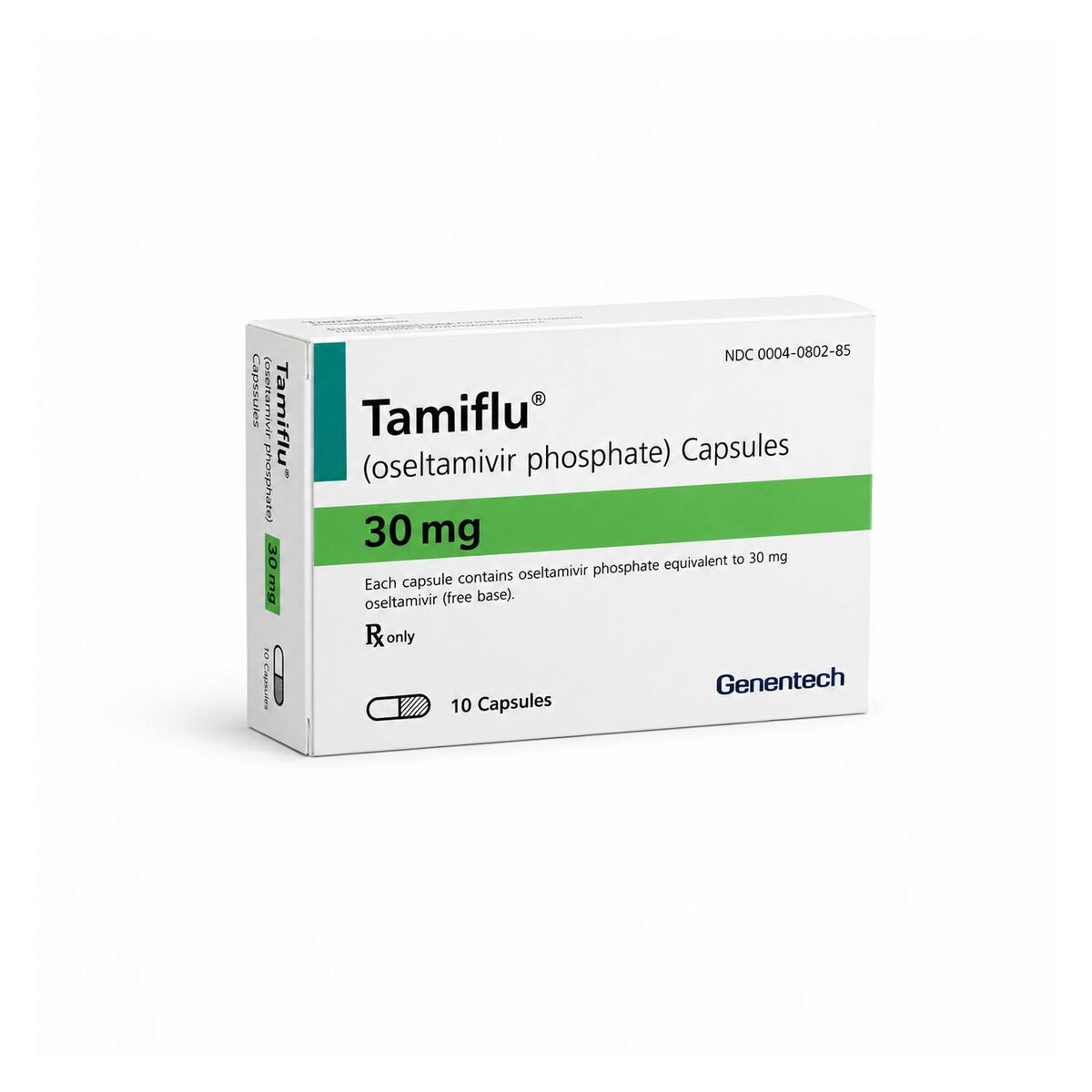 Тамифлю (Tamiflu) — осельтамивир 30 мг, капсулы, 10 капсул