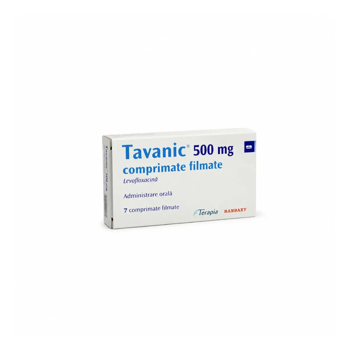 Таваник (Tavanic) — левофлоксацин 500 мг, таблетки, 7 таблеток