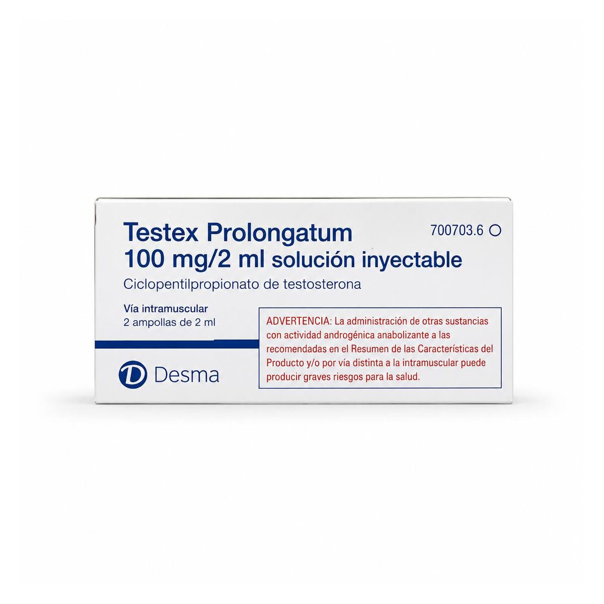 Тестекс Пролонгатум — тестостерона энантат (Testosterone Enanthate) 100 мг, 1 ампула