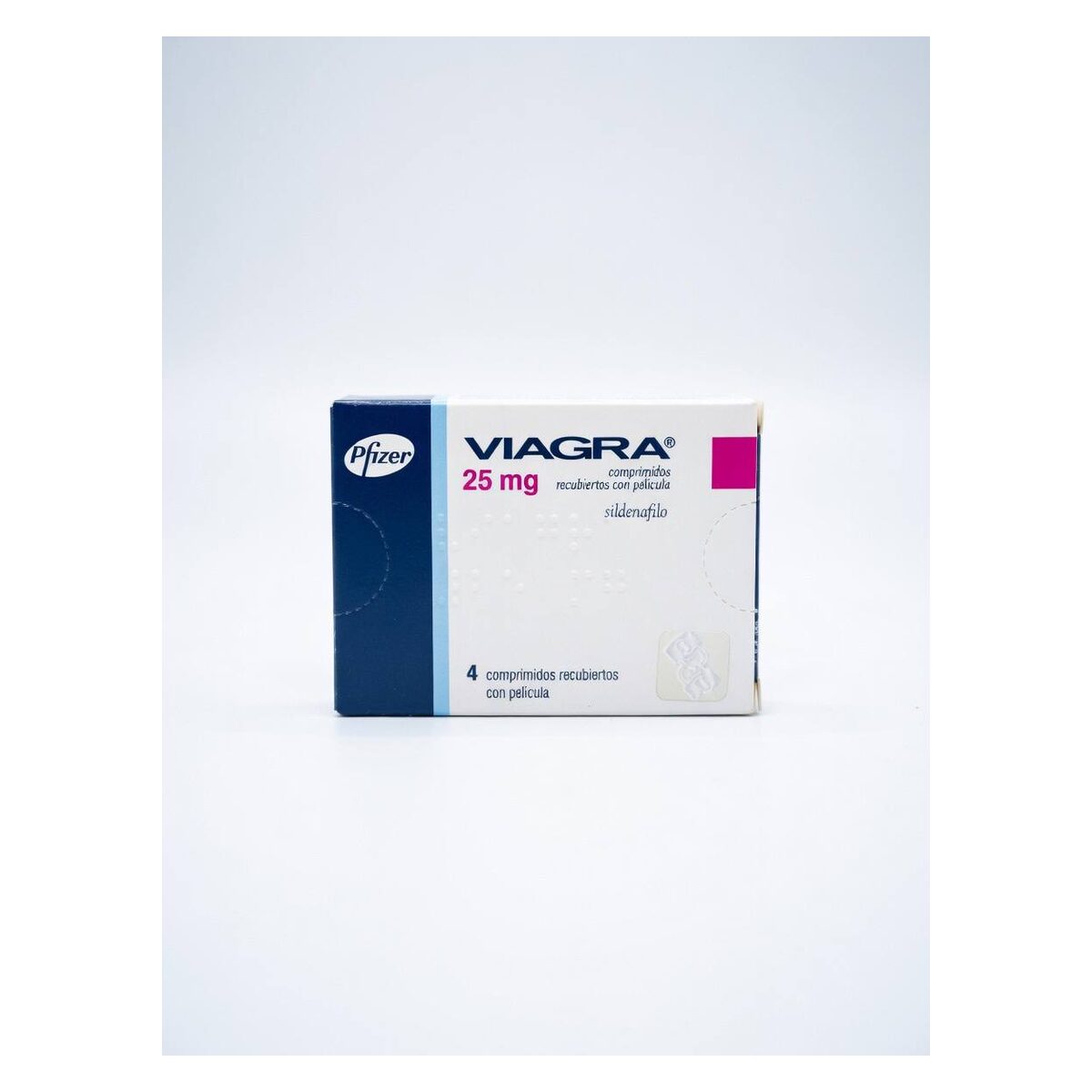 Виагра (Viagra) — силденафил 25 мг, таблетки, 4 таблетки